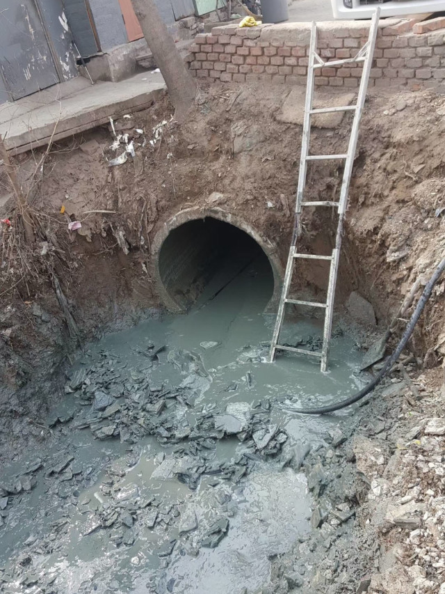 南口街道管道清洗