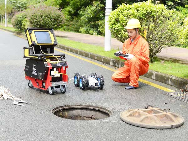 南口街道管道机器人检测