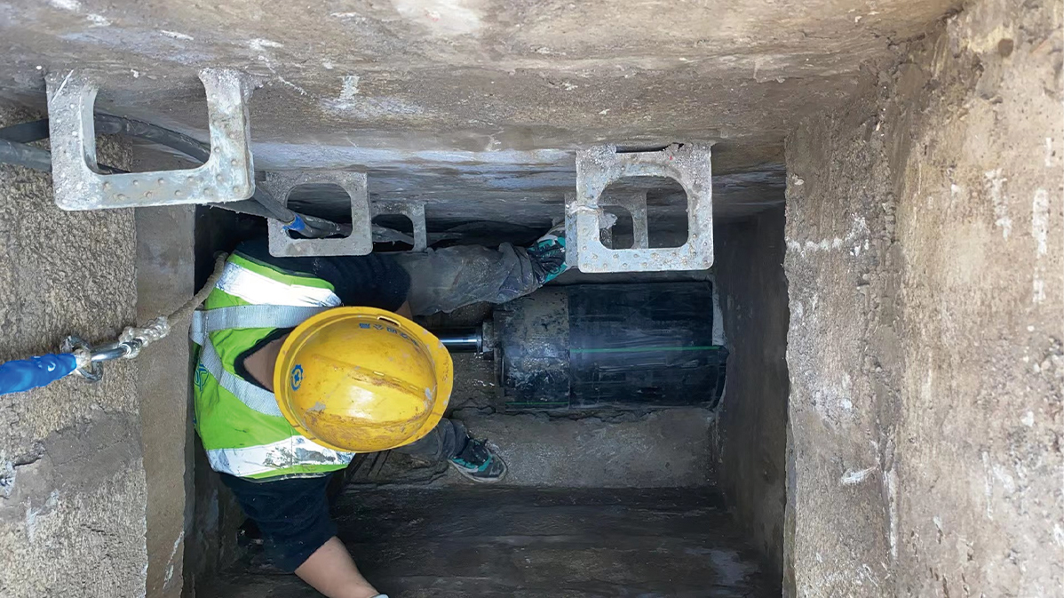 南口街道HDPE短管内衬法